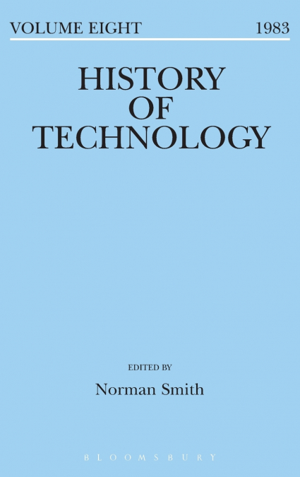History of Technology Volume 8