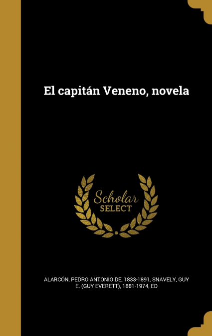 El capitán Veneno, novela