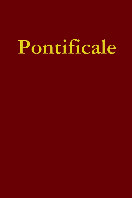 Orthodox Western Pontifical (Color)