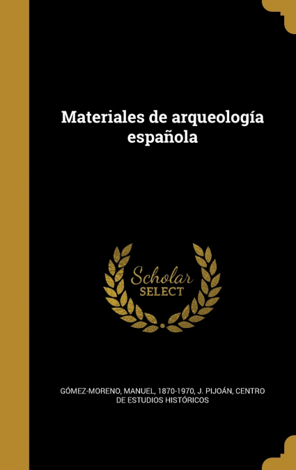Materiales de arqueología española