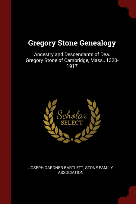 Gregory Stone Genealogy