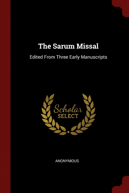 The Sarum Missal