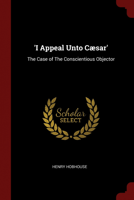 ’I Appeal Unto Cæsar’