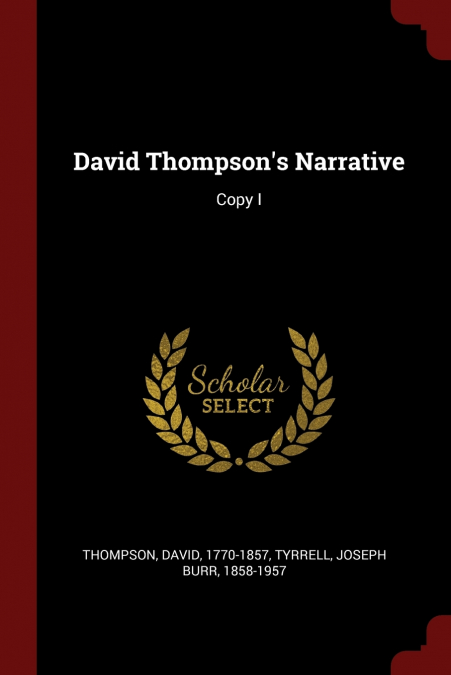 David Thompson’s Narrative