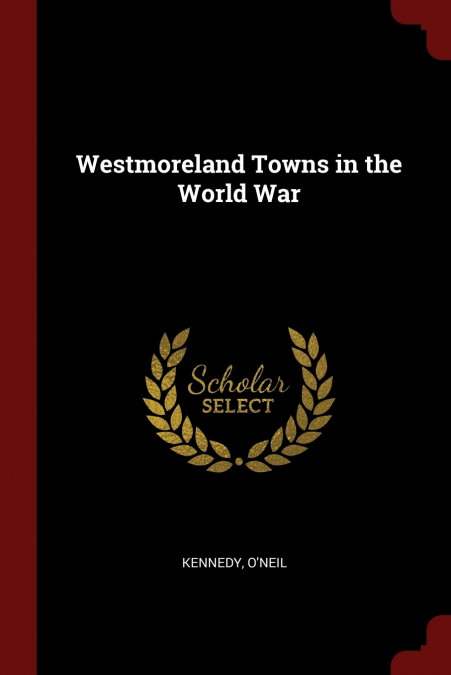 Westmoreland Towns in the World War