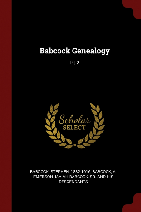 Babcock Genealogy