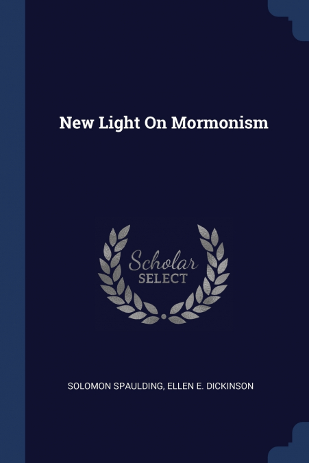 New Light On Mormonism