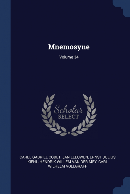 Mnemosyne; Volume 34