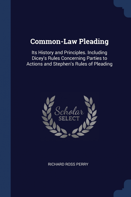 Common-Law Pleading