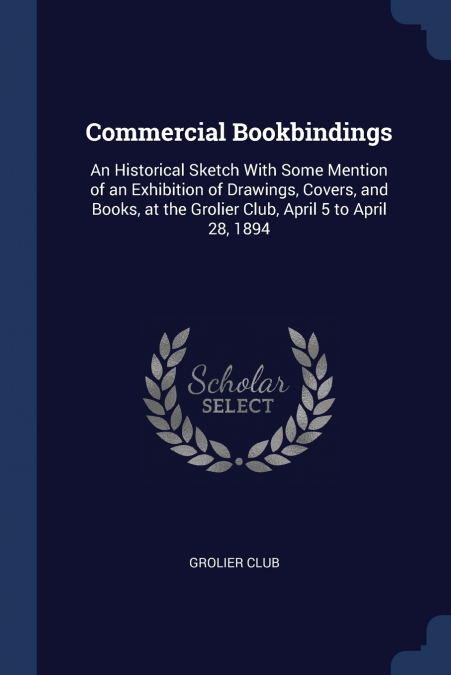 Commercial Bookbindings
