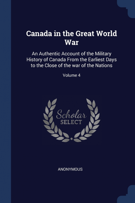 Canada in the Great World War