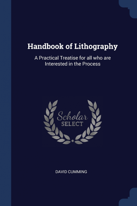 Handbook of Lithography