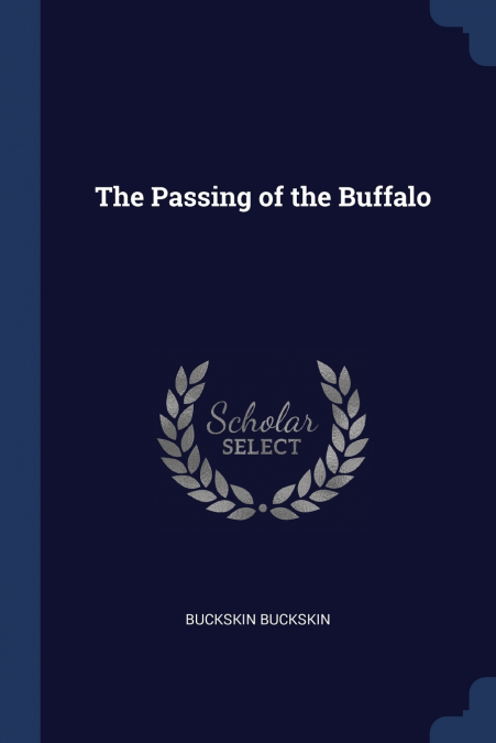 The Passing of the Buffalo