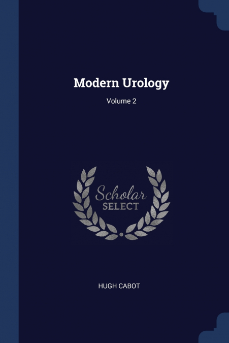Modern Urology; Volume 2