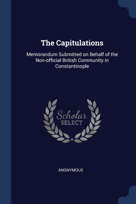 The Capitulations