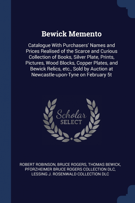 Bewick Memento