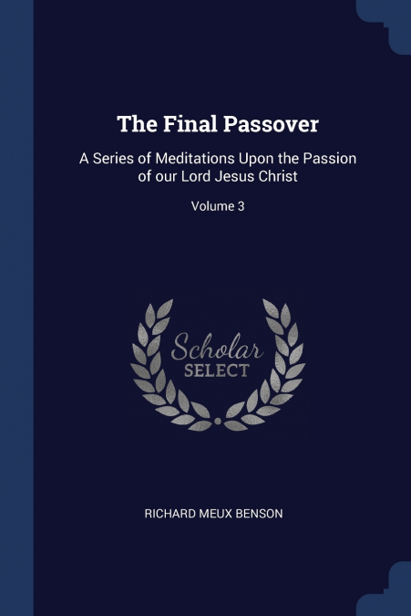 The Final Passover