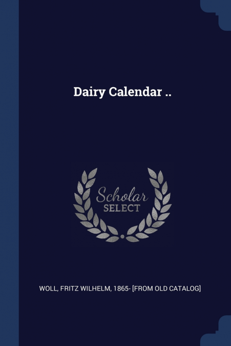 Dairy Calendar ..