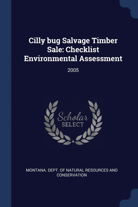 Cilly bug Salvage Timber Sale