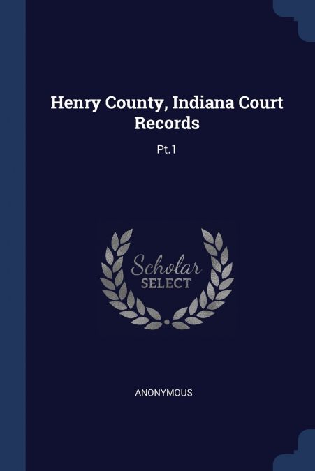 Henry County, Indiana Court Records