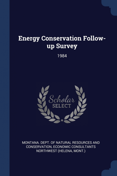 Energy Conservation Follow-up Survey