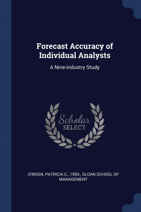 Forecast Accuracy of Individual Analysts
