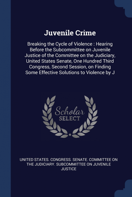 Juvenile Crime