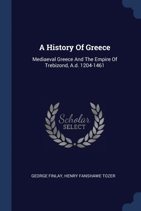 A History Of Greece