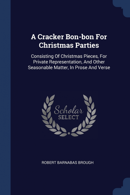 A Cracker Bon-bon For Christmas Parties