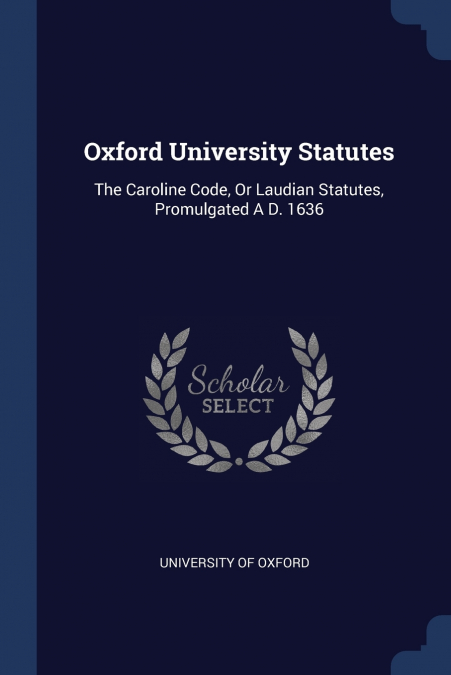 Oxford University Statutes
