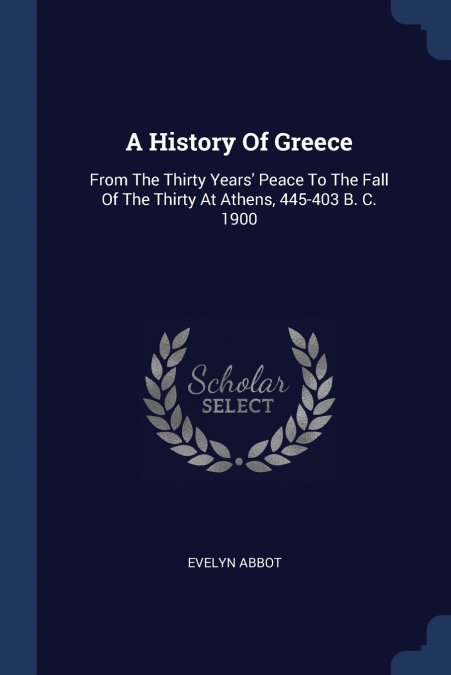 A History Of Greece