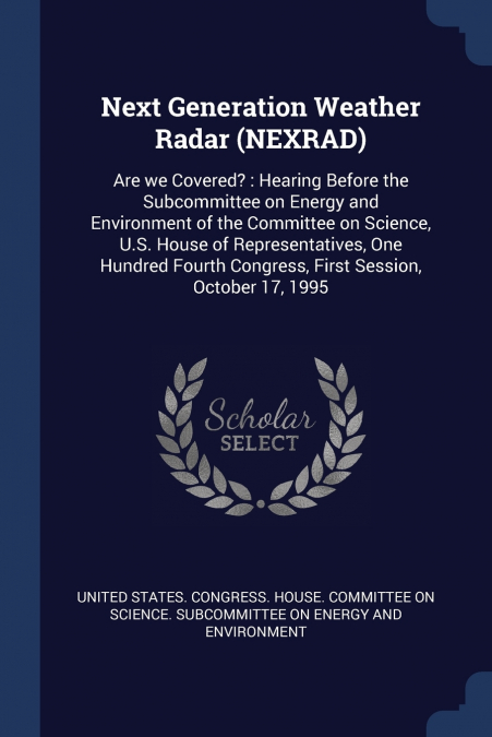 Next Generation Weather Radar (NEXRAD)