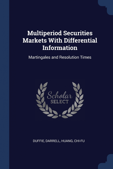 Multiperiod Securities Markets With Differential Information