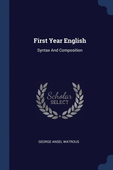 First Year English