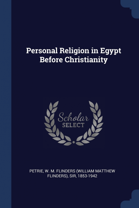 Personal Religion in Egypt Before Christianity