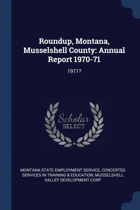 Roundup, Montana, Musselshell County