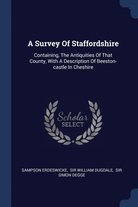 A Survey Of Staffordshire