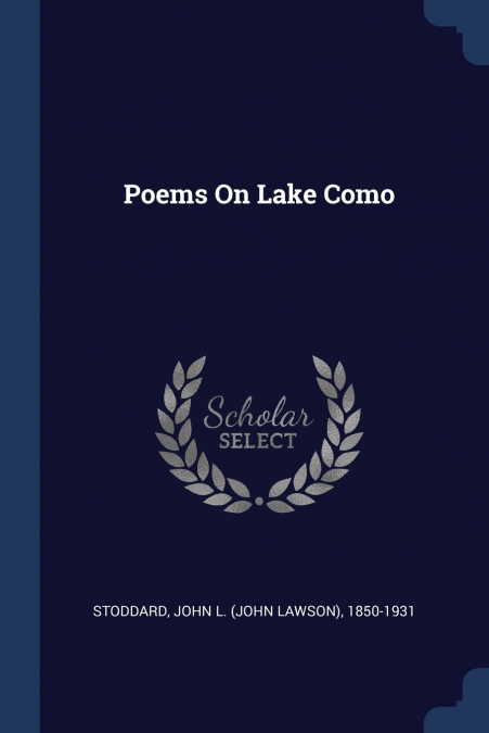 Poems On Lake Como