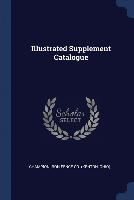 Illustrated Supplement Catalogue