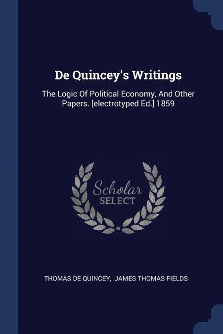 De Quincey’s Writings