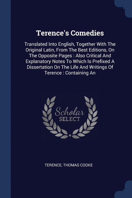 Terence’s Comedies