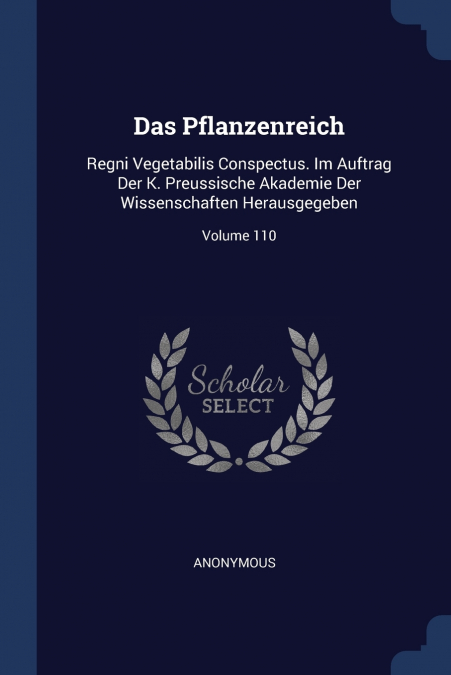 Das Pflanzenreich