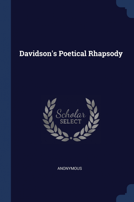 Davidson’s Poetical Rhapsody