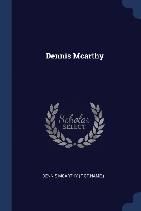 Dennis Mcarthy