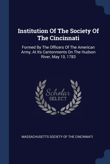 Institution Of The Society Of The Cincinnati