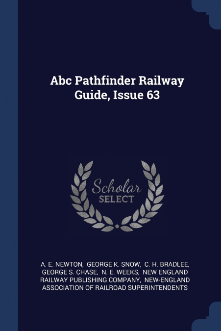 Abc Pathfinder Railway Guide, Issue 63