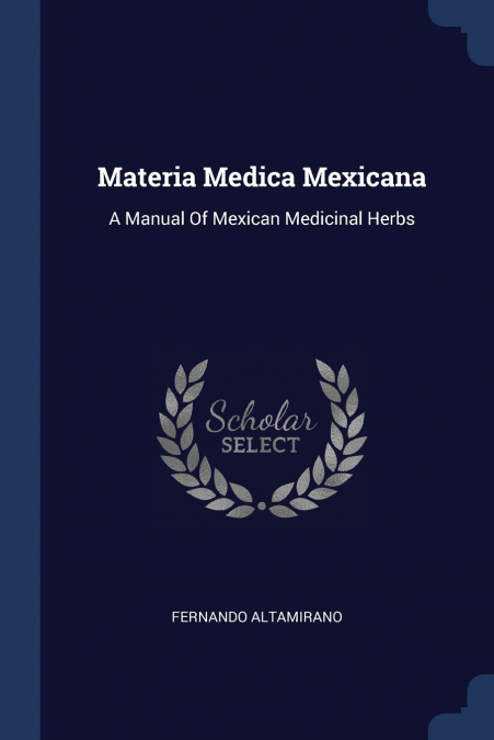 Materia Medica Mexicana