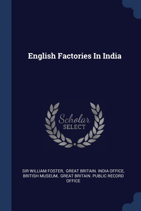 English Factories In India