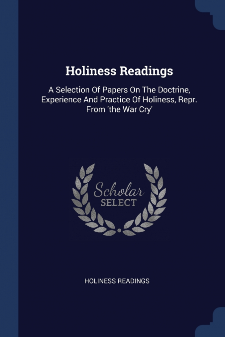 Holiness Readings