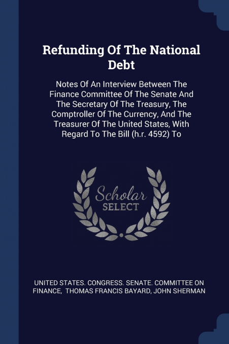 Refunding Of The National Debt